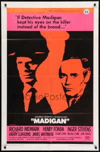 8y497 MADIGAN 1sh 1968 Richard Widmark, Henry Fonda, Don Siegel directed!