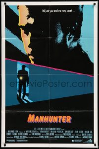 8y513 MANHUNTER 1sh 1986 Hannibal Lector, Red Dragon, it's just you and me now sport!