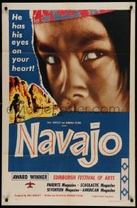 8y583 NAVAJO revised 1sh 1952 Native American Indians, he has his eyes on your heart!