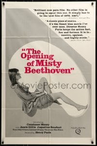 8y614 OPENING OF MISTY BEETHOVEN 1sh 1976 Radley Metzger, sexy Constance Money in title role!