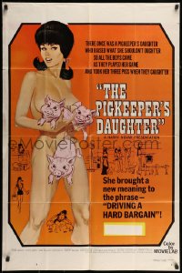 8y640 PIGKEEPER'S DAUGHTER 1sh 1972 she brought new meaning to driving a hard bargain!