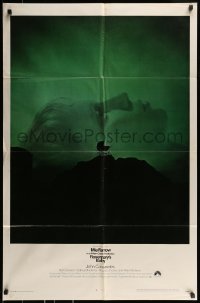 8y718 ROSEMARY'S BABY 1sh 1968 Roman Polanski, Mia Farrow, creepy baby carriage horror image!