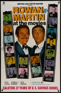 8y721 ROWAN & MARTIN AT THE MOVIES 1sh 1968 Dan Rowan, Dick Martin, Herb Alpert, Blocker & more!