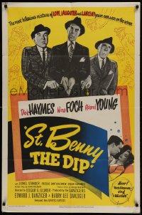 8y802 ST BENNY THE DIP 1sh 1951 directed by Edgar Ulmer, Dick Haymes & Nina Foch!