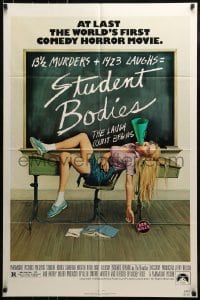 8y829 STUDENT BODIES 1sh 1981 sex kills, gruesome Morgan Kane high school horror art!