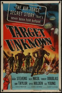 8y857 TARGET UNKNOWN 1sh 1951 never before told United States Air Force secret story!