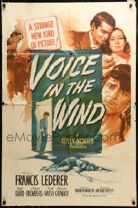 8y949 VOICE IN THE WIND 1sh 1944 Francis Lederer, Sigrid Gurie, a strange new kind of picture!