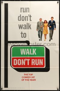 8y952 WALK DON'T RUN style B 1sh 1966 Cary Grant, Samantha Eggar, Jim Hutton, Olympics!