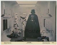 8z863 STAR WARS color 11x14 still 1977 George Lucas classic sci-fi, Darth Vader & Stormtroopers!