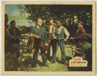8z037 13 RUE MADELEINE LC #7 1946 James Cagney surrounded by men with guns in World War II!