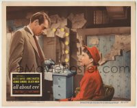 8z068 ALL ABOUT EVE LC #7 1950 Gary Merrill looks at visitor Anne Baxter with suspicion!