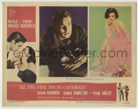 8z071 ALL THE FINE YOUNG CANNIBALS LC #5 1960 split image of Robert Wagner & sexiest Natalie Wood!
