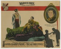 8z004 BEAU BRUMMEL LC 1924 cynnical John Barrymore is impervious to pretty Carmel Myers' wiles!