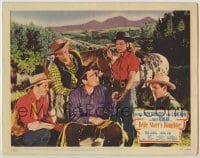 8z113 BELLE STARR'S DAUGHTER LC #8 1948 Ruth Roman shows Rod Cameron & cowboys how it's done!