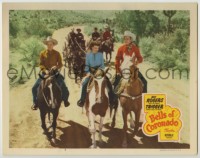 8z114 BELLS OF CORONADO LC #5 1950 Roy Rogers & Dale Evans ride in front of horse carriage!