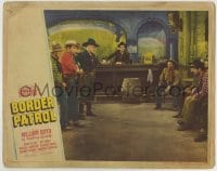 8z156 BORDER PATROL LC 1943 William Boyd as Hopalong Cassidy faces down bad guys by bar!