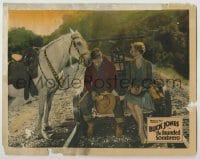8z165 BRANDED SOMBRERO LC 1928 Buck Jones's horse Silver nuzzles him as pretty Leila Hyams watches!