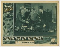 8z176 BURN 'EM UP BARNES chapter 3 LC 1935 Frank Darro & race cars in border, The Phantom Witness!