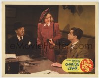 8z209 CHINESE RING LC #5 1948 Roland Winters as Charlie Chan with Warren Douglas & Louise Currie!