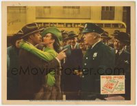 8z220 CLUNY BROWN LC 1946 Philip Morris watches Charles Boyer kiss Jennifer Jones, Lubitsch!