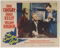 8z237 COUNTRY GIRL LC #1 1954 Grace Kelly must choose between Bing Crosby & William Holden!