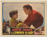 8z241 COWBOY & THE KID LC 1936 Buck Jones takes care of Billy Burrud after his father is killed!