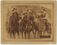 8z265 DARING DANGER LC 1922 cowboy Pete Morrison is bound & held captive by the bad guys!