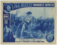 8z267 DARKEST AFRICA chapter 6 LC 1936 jungle boy Manuel King, Prisoners of the High Priest!