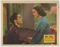 8z269 DAY-TIME WIFE LC 1939 15 year-old Linda Darnell, Hollywood's youngest lead lady, Tyrone Power