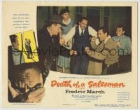 8z278 DEATH OF A SALESMAN LC 1952 Fredric March, Kevin McCarthy, Cameron Mitchell, Mildred Dunnock