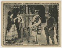 8z287 DICTATOR LC 1922 suave Wallace Reid kisses Lila Lee's hand before he will choke Alan Hale!