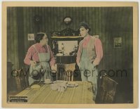 8z322 FICKLE WOMEN LC 1920 David Butler stares at Eugenie Besserer pouring coffee!