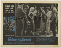 8z373 GIRLS TOWN LC #4 R1961 Mel Torme confronts Mamie Van Doren, The Innocent and the Damned!