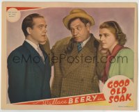 8z378 GOOD OLD SOAK LC 1937 Wallace Beery tells Una Merkel & Eric Linden to get along together!