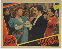 8z379 GOODBYE MR. CHIPS LC 1939 Robert Donat in tuxedo dances with pretty Greer Garson!