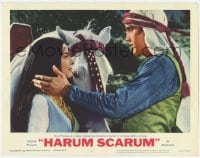8z404 HARUM SCARUM LC #2 1965 sheik Elvis Presley makes love to Carolyn Carter, movie within movie!