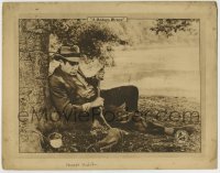 8z429 HONEST HUTCH LC 1920 great close portrait of Will Rogers relaxing under a tree!