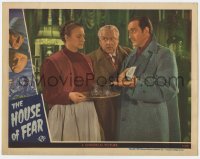 8z436 HOUSE OF FEAR LC 1944 Basil Rathbone as Sherlock Holmes & Nigel Bruce question Sally Shepherd!