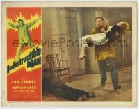 8z465 INDESTRUCTIBLE MAN LC 1956 Lon Chaney Jr. as inhuman, invincible, inescapable monster!