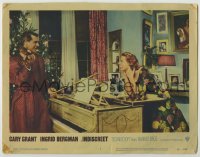 8z466 INDISCREET LC #7 1958 Cary Grant & Ingrid Bergman laughing by piano, Stanley Donen!