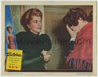 8z471 IVY LC #4 1947 close up of Joan Fontaine scared of crying Rosalind Ivan!