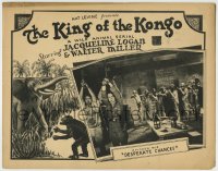 8z493 KING OF THE KONGO chapter 9 LC 1929 Walter Miller & another about to be shot by firing squad!