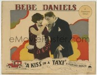 8z498 KISS IN A TAXI LC 1927 unknown man kissing the hand of waitress Bebe Daniels!