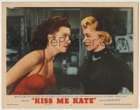 8z499 KISS ME KATE LC #2 1953 brunette Ann Miller & blonde Kathryn Grayson battling for a man!