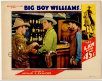 8z521 LAW OF THE 45s LC 1935 Guinn Big Boy Williams has a feeling there's a gun to his back!