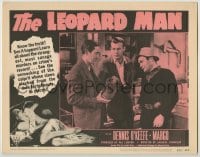 8z523 LEOPARD MAN LC #4 R1952 Jacques Tourneur, Val Lewton, Dennis O'Keefe, James Bell & Biberman!