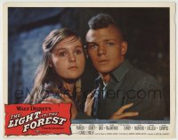8z529 LIGHT IN THE FOREST LC 1958 best close up of James MacArthur & young Carol Lynley!