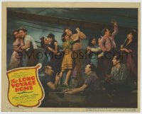 8z544 LONG VOYAGE HOME LC 1940 great image of men & women dancing, directed by John Ford!