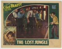 8z547 LOST JUNGLE LC 1934 world's greatest animal trainer Clyde Beatty in full-color!