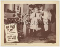 8z548 LOST PLANET chapter 1 LC 1953 scientists in cool laboratory, Mystery of the Guided Missile!